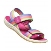 Keen ELLE BACKSTRAP JR rainbow/festival fuchsia + DÁREK DLE VÝBĚRU!